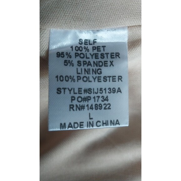 Vintage Judith March Sequin Jacket Blazer Champagne Size Large Womens - Picture 8 of 10